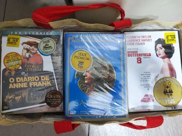 DVDs e CDs diversos valores a partir de