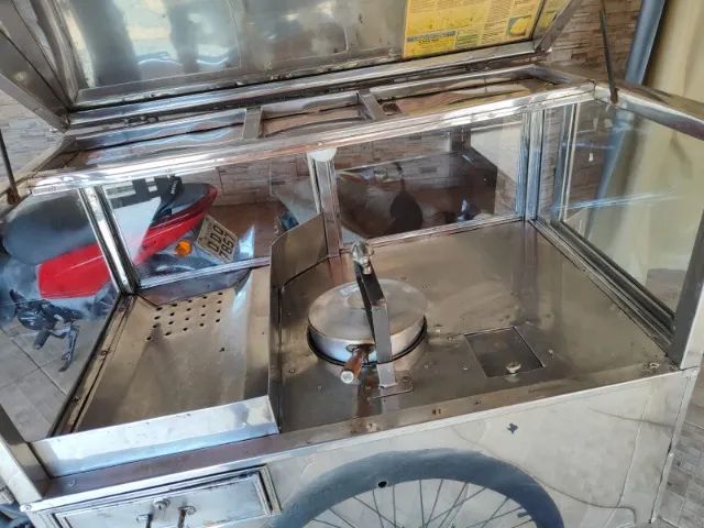 Carrinho de Pipoca Usado - Aço Inox