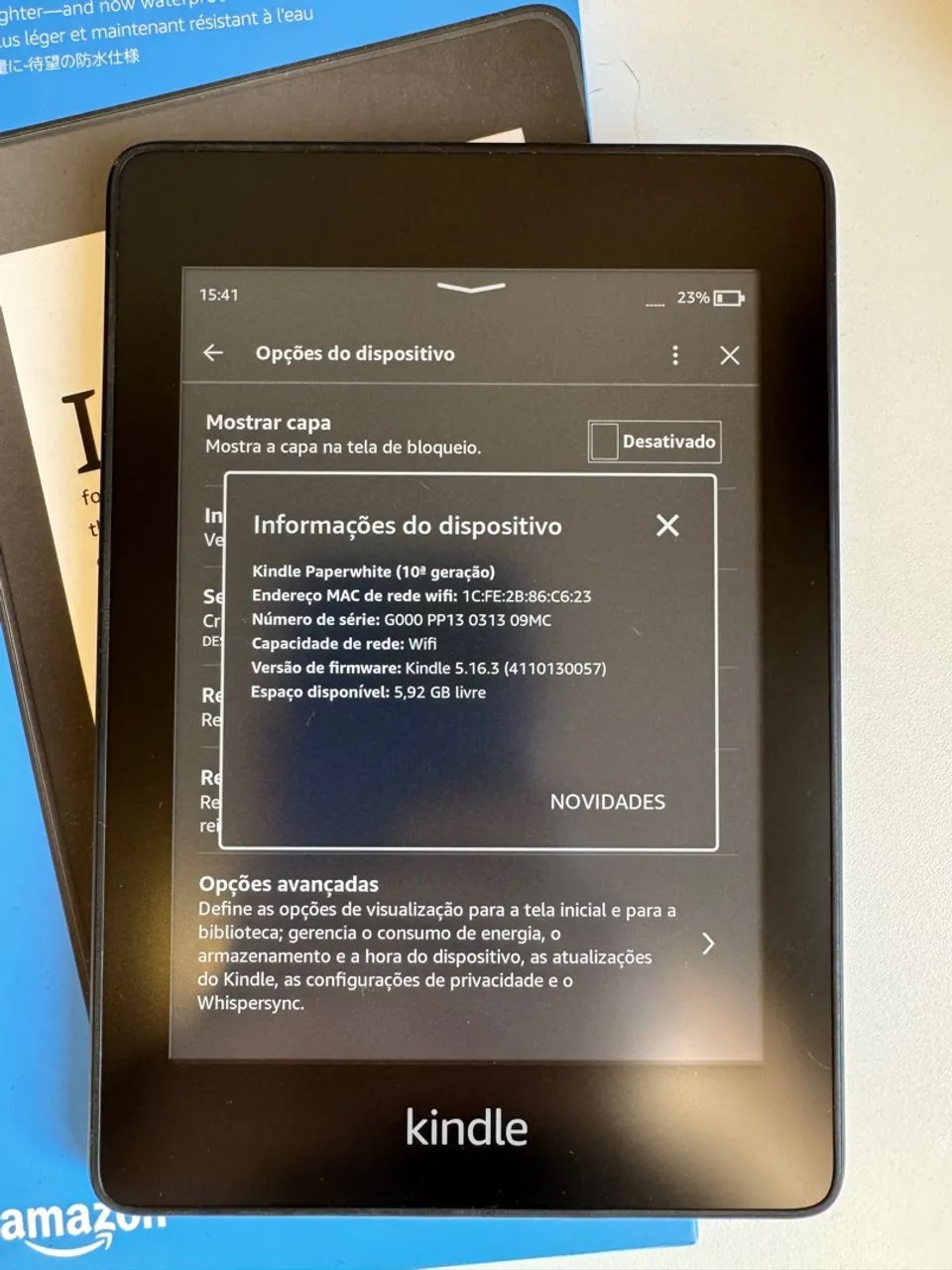 Kindle Paperwhite 10ª geração  - Foto 2