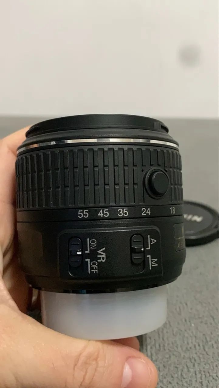 Lente Objetiva Nikon Af-s 18-55mm Nikkor F3.5-5.6g Vr Dx (Usado) - Foto 5