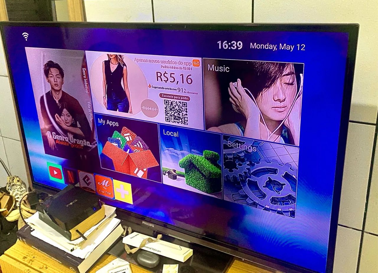 TV Philips 42 polegadas usada 