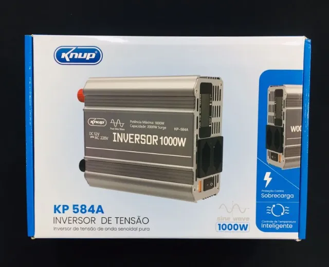 Inversor de Corrente 12V para 220V - 1000W Onda Pura Starlink