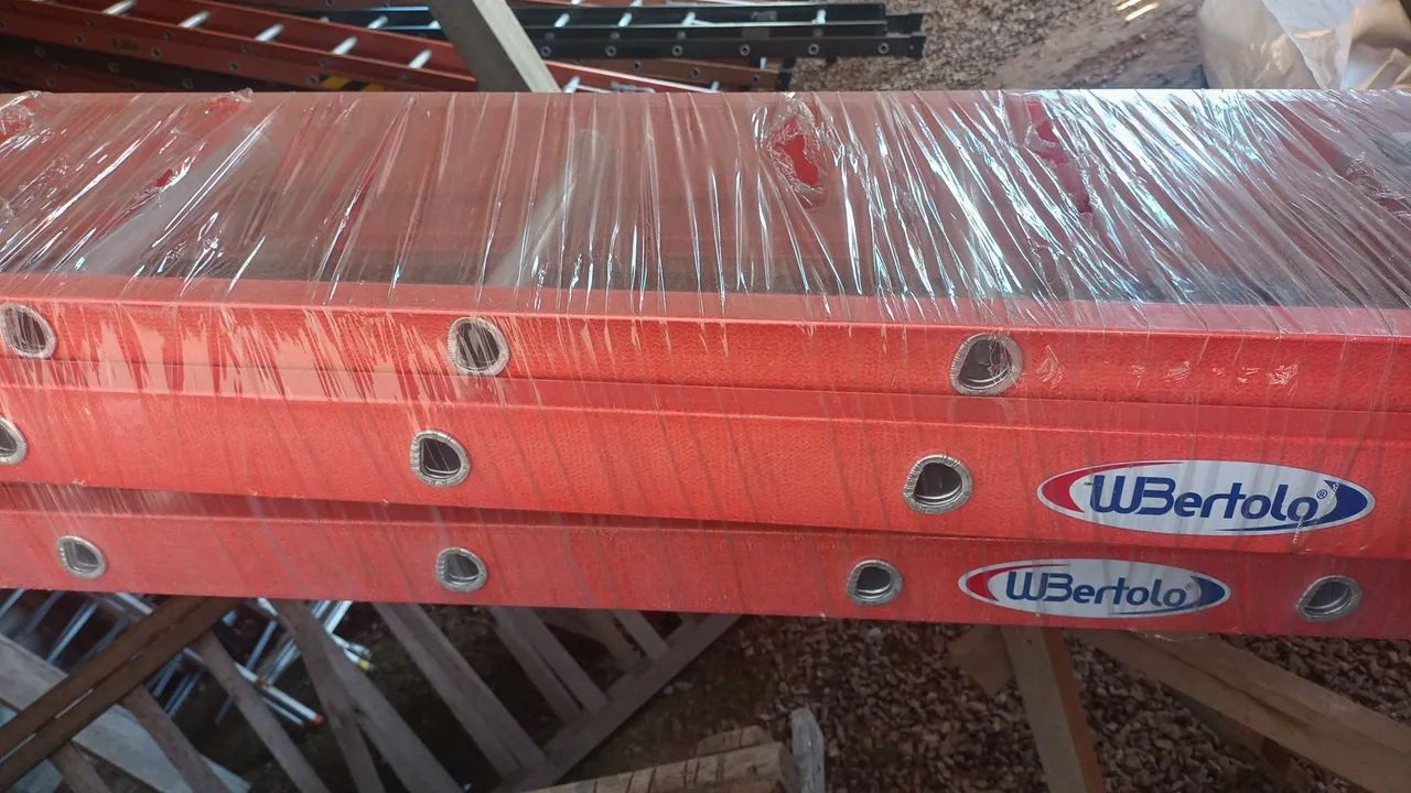 Escada extensiva de fibra de 10,2 metros  - Foto 3