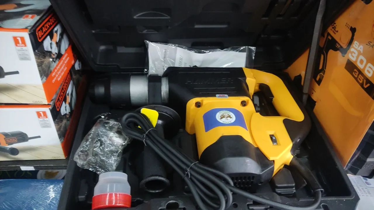 Martelete perfurador rompedor 8kg 1200w ( NOVO ) - Foto 2