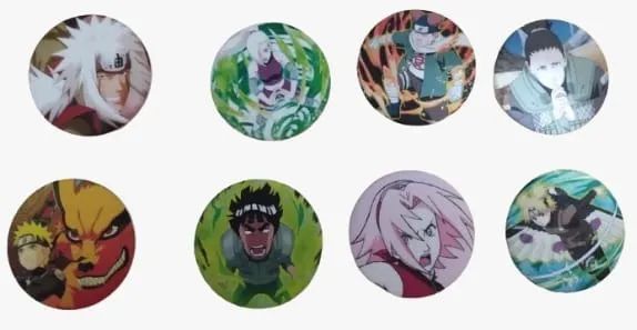 KIt 20 Bottons Anime Naruto Soft - Foto 4