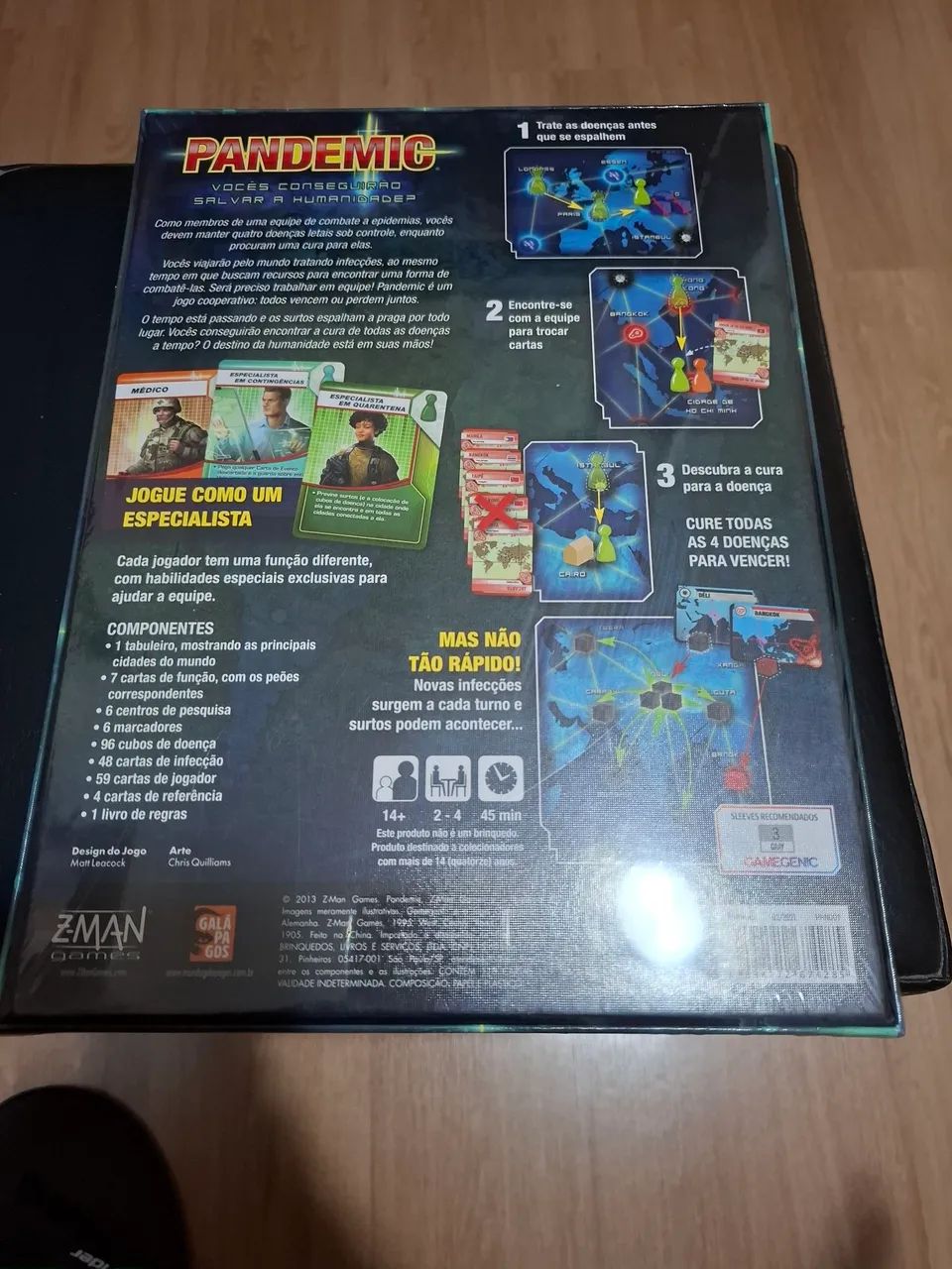 Jogo de Tabuleiro Pandemic - Novo e Lacrado - Foto 2