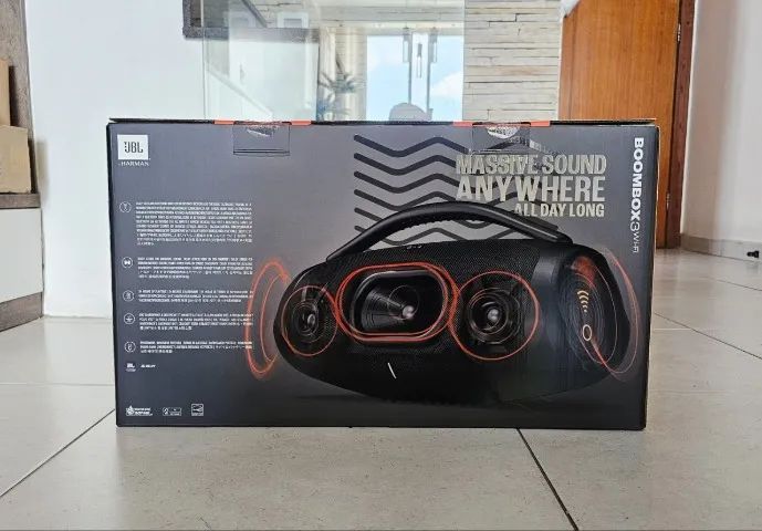 Caixa de Som JBL Boombox 3 Com Wi-Fi - Foto 2