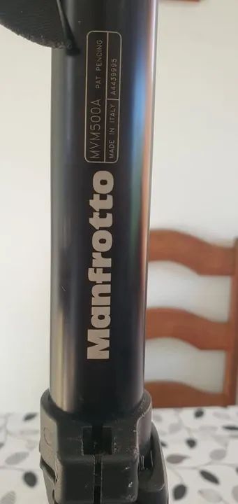 Vendo ou troco Monopé Manfrotto MVM500A com Cabeça Hidráulica