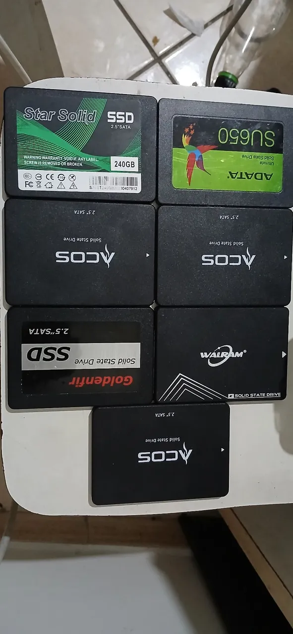 Vendo Lote de SSDs (não vendo unidade)