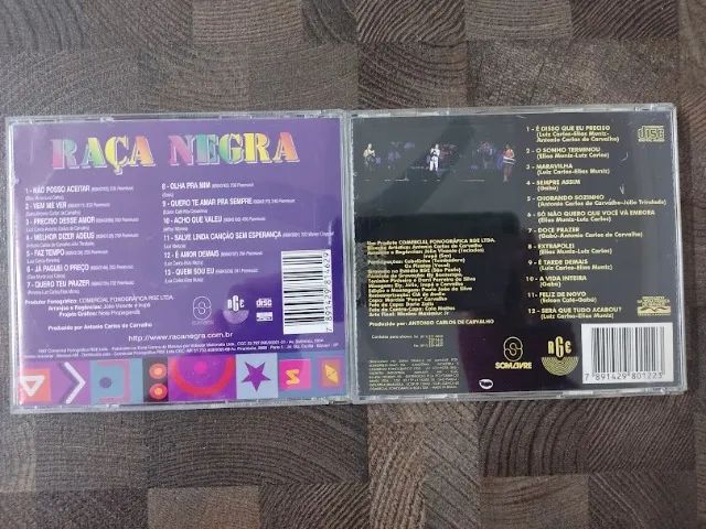 Kit 2 Cds Raça Negra - Não Posso Aceitar  É Disso Que Preciso (Usado)  - Foto 2