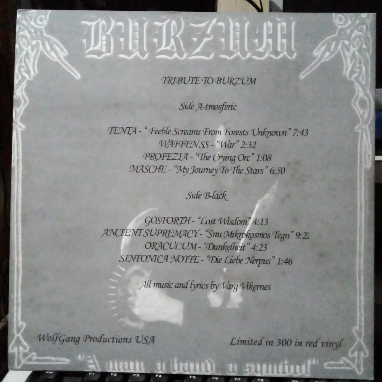 LP A Man, A Band, A Symbol - Tribute to Burzum - Foto 2