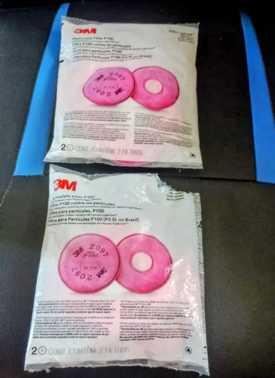 Filtro P100 para Máscara de Proteção 3M, LEIA O ANÚNCIO 