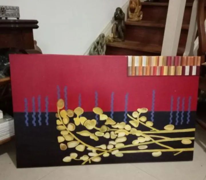 quadro oleo sobre tela assinado  paulo Borges Orquídeas 
