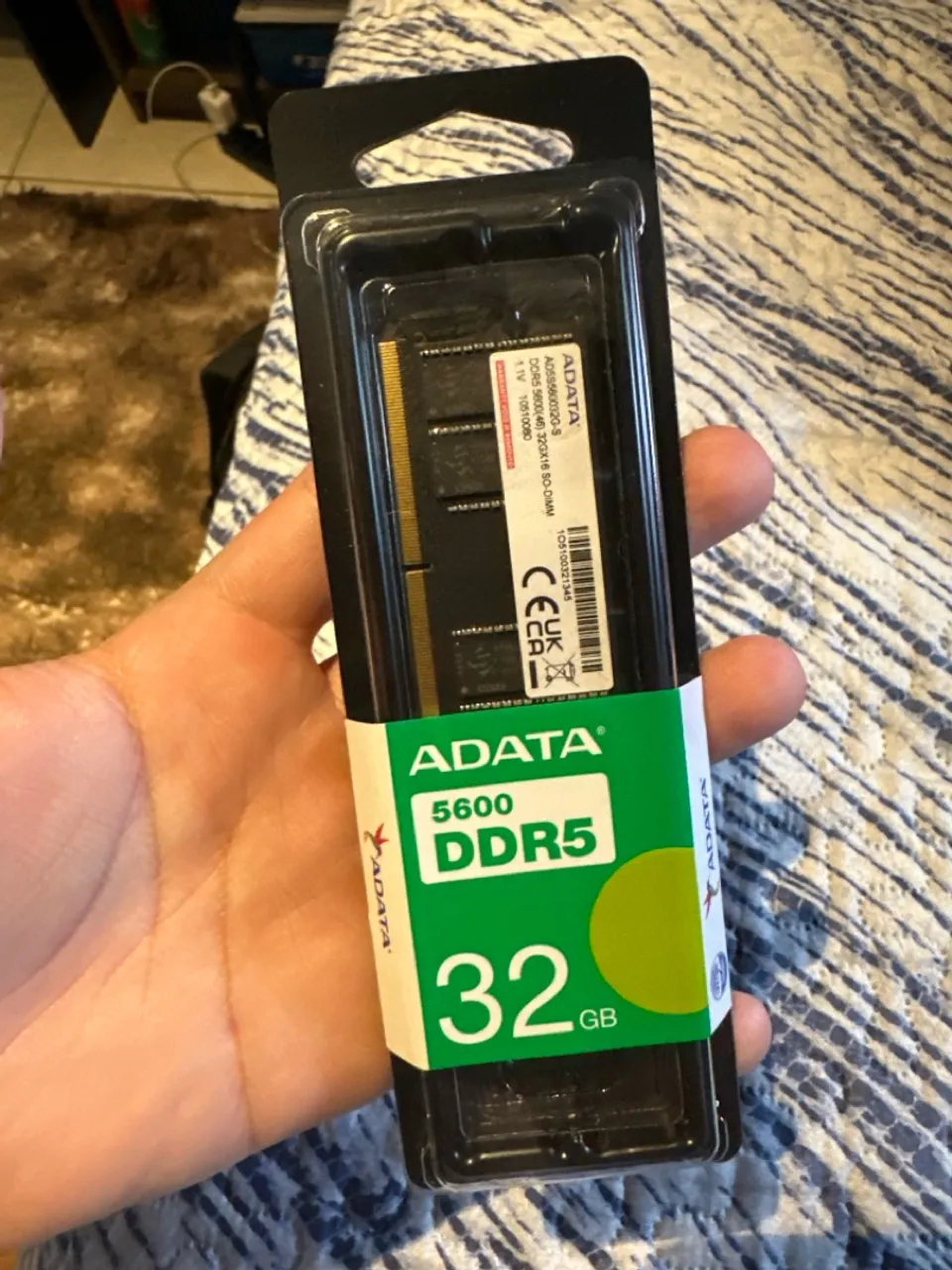 Memória RAM ADATA DDR5 5600MHz 32GB