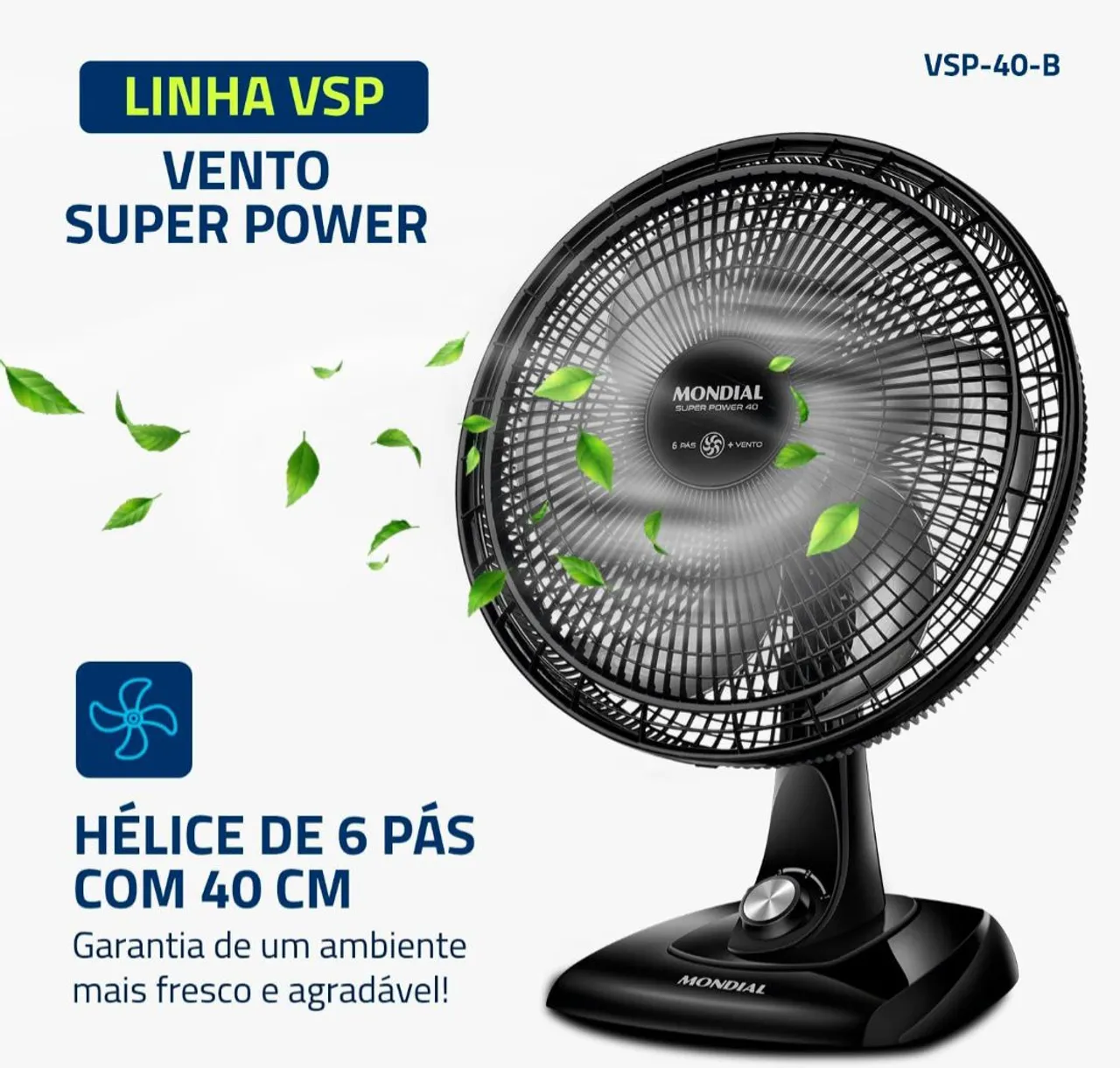 Ventilador de Mesa 40cm