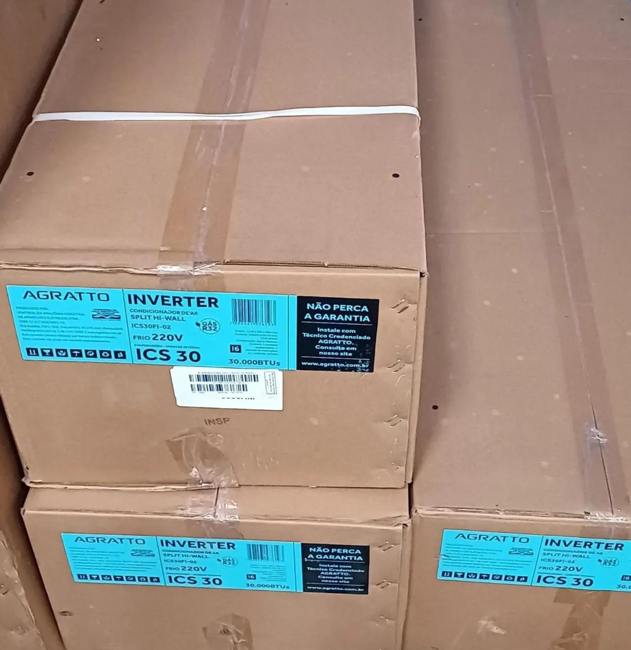 Ar Condicionado Split Inverter Agratto 30.000 BTUs Frio 220V