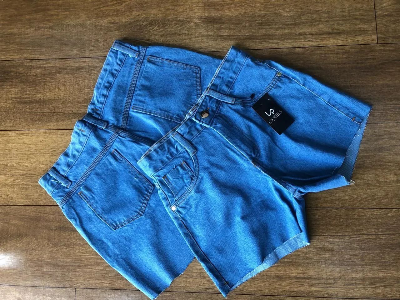 Shorts Jeans Feminino com Detalhes - Foto 2