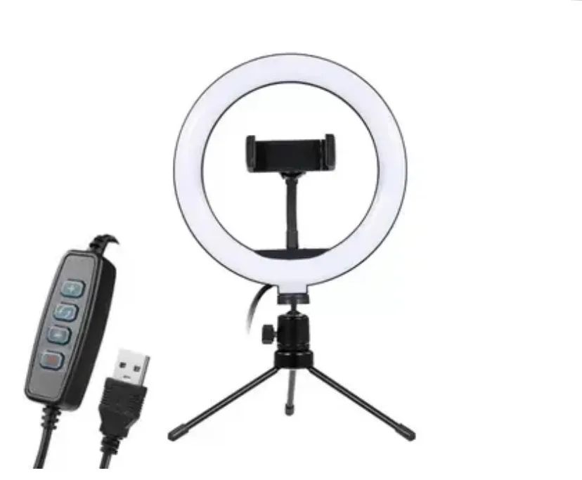 Ring Light com Tripé- 6 polegadas- 16cm - Foto 2