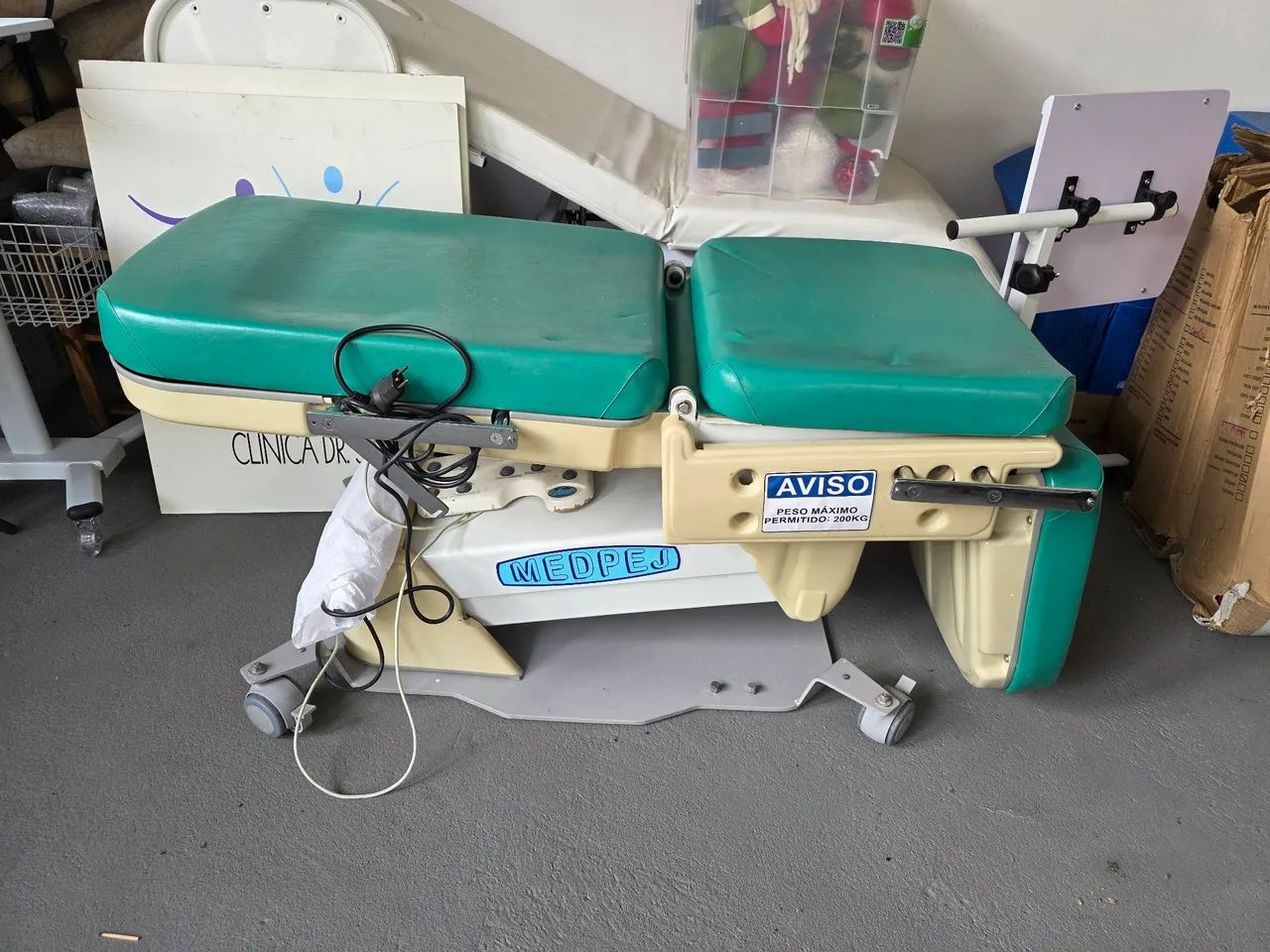 Mesa/Cadeira de Exame Médico - Uso Clínico