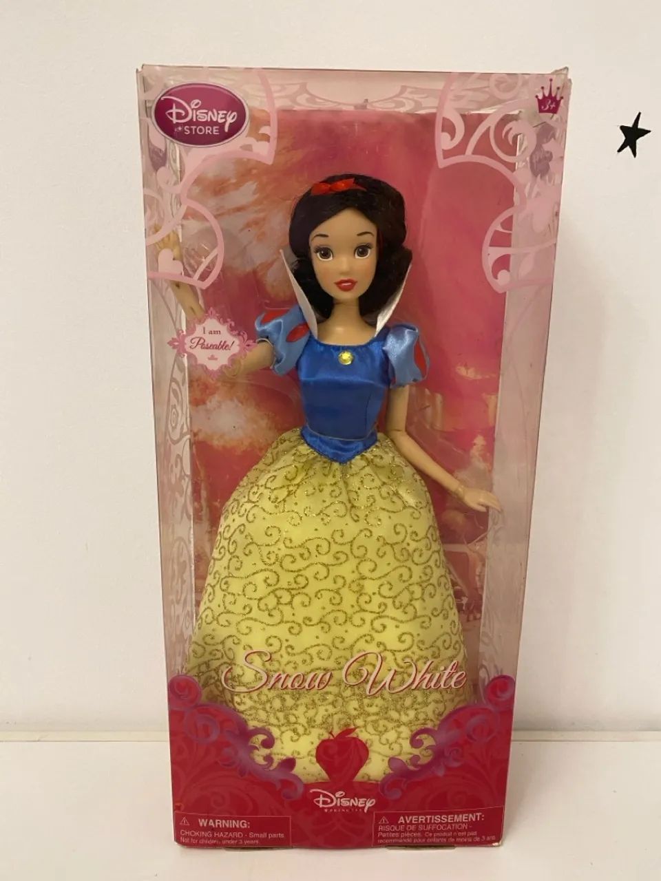 Bonecas Disney Store Branca de Neve, Príncipe e Madrasta - Foto 3