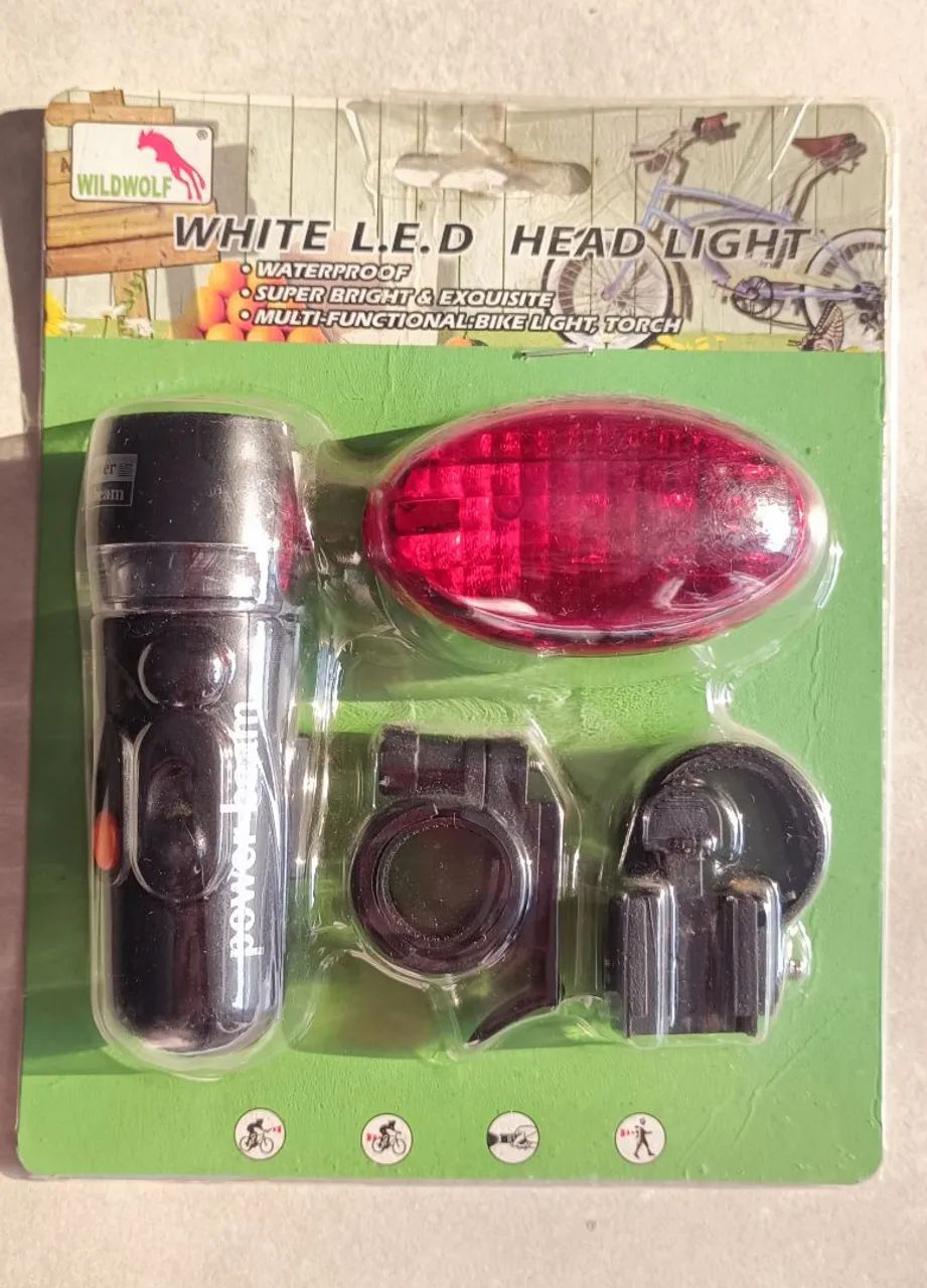 Kit Farol LED Bike - Super Brilhante e Multifuncional