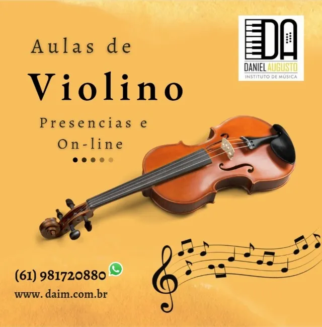 Aulas de Violino em Águas Claras - DF.