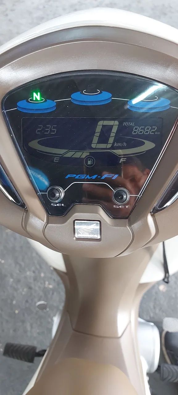 BIZ 125 2023 BRANCO CARAMELO $18500 NOVISSIMA LINDOMAR MOTOS  - Foto 4
