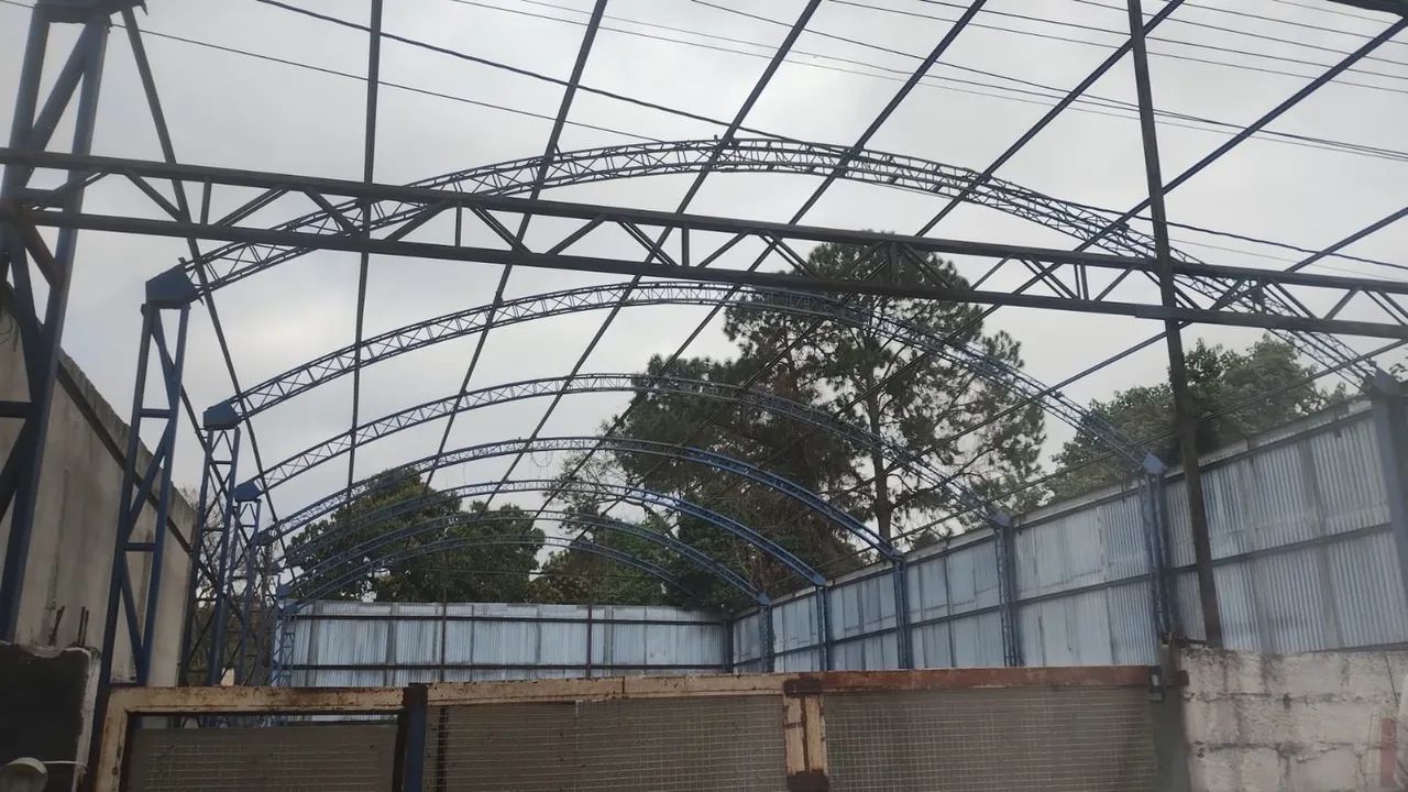 Estrutura de galpão 11x35