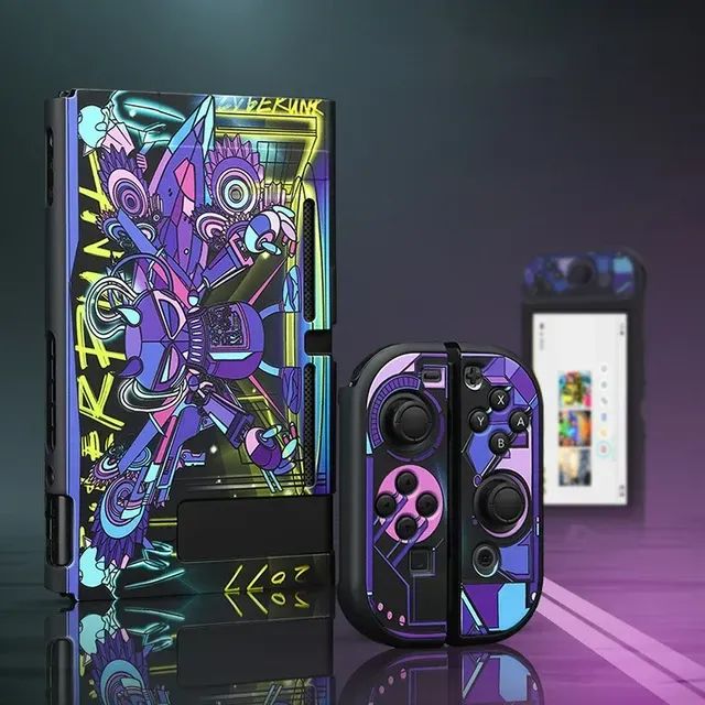 CAPA PARA SWITCH OLED - CYBERPUNK TEMA - Foto 2