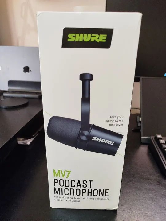 Microfone Shure MV7 Original! Impecável. - Foto 5