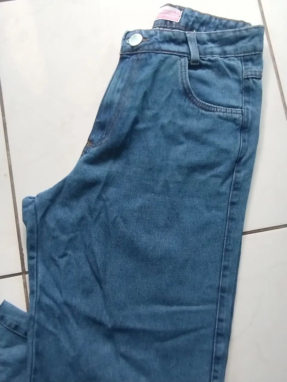 Calça Jeans Wide Leg  TAM44 - Foto 2