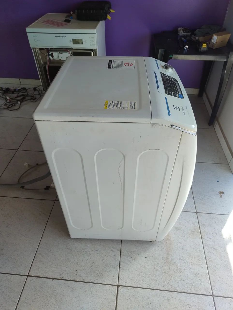  Máquina Lava e Seca Electrolux 9kg funcionando perfeitamente top!!! - Foto 3