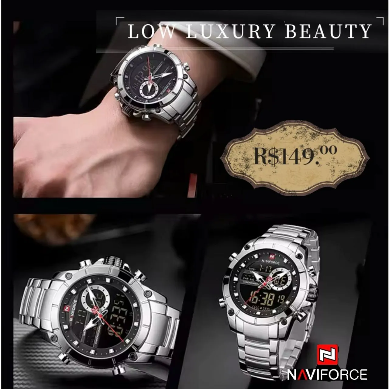 Relógio Masculino NAVIFORCE - Design e Elegância