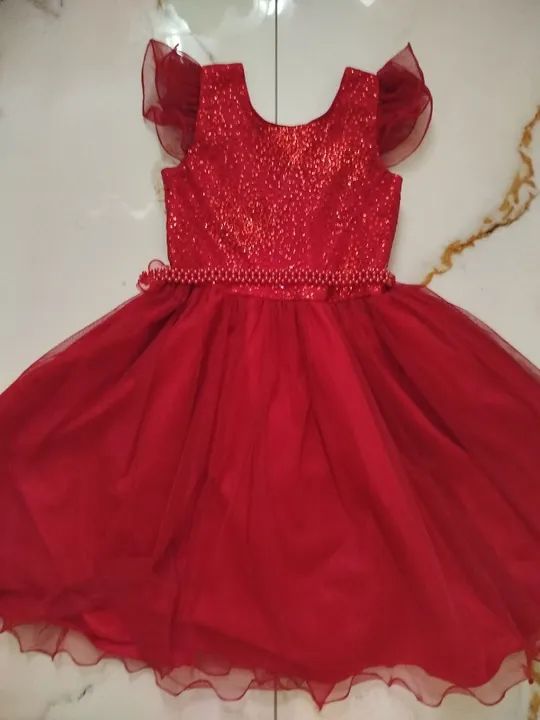 Vestido de festa infantil vermelho