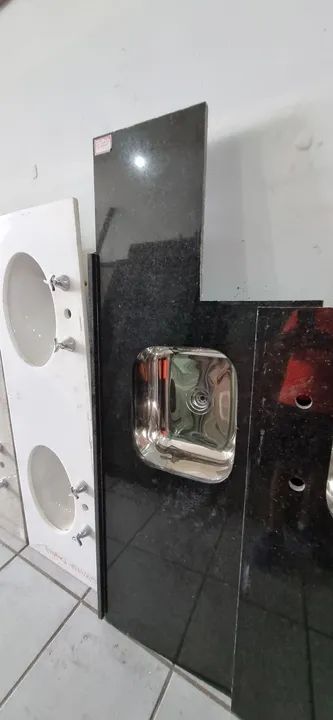 Pia cozinha pedra são Gabriel com recort - Foto 5