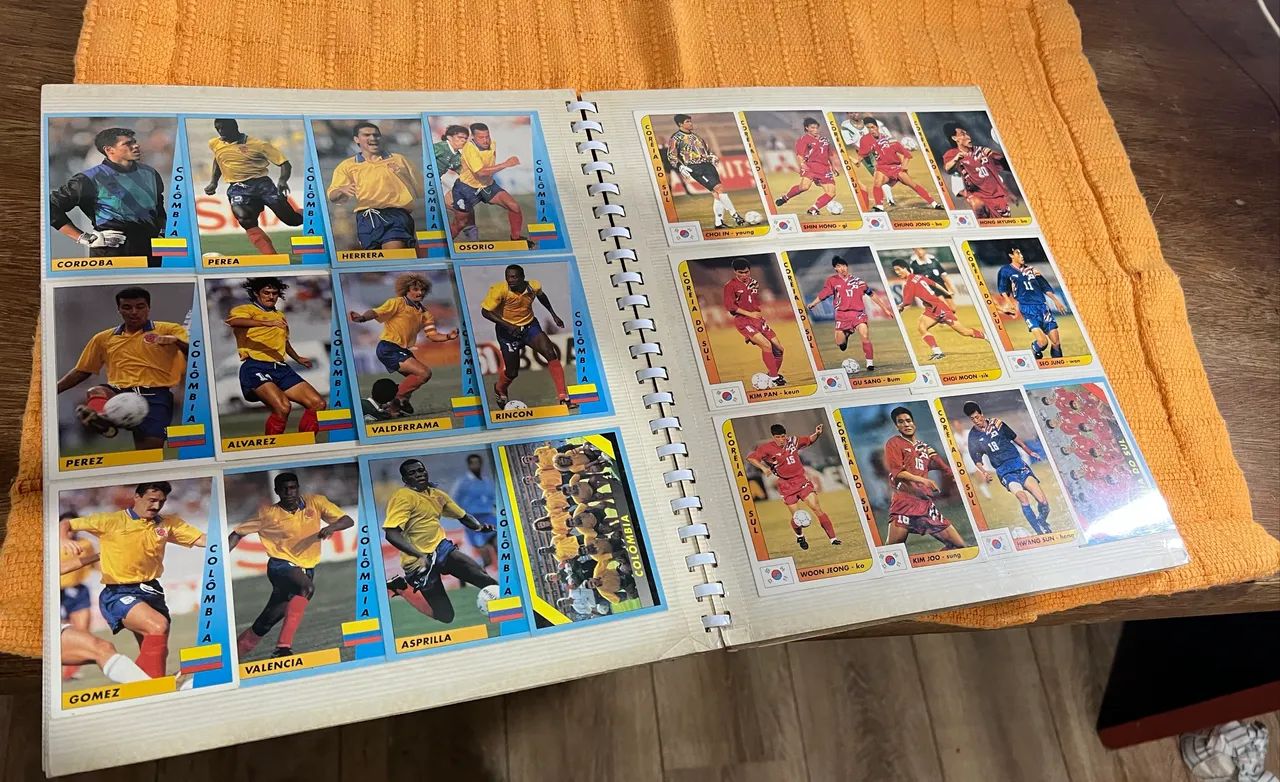 Coleção completa cards copa 1994 