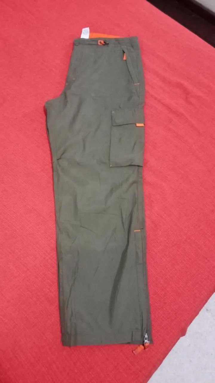 Calça GAP, verde musgo, 44.