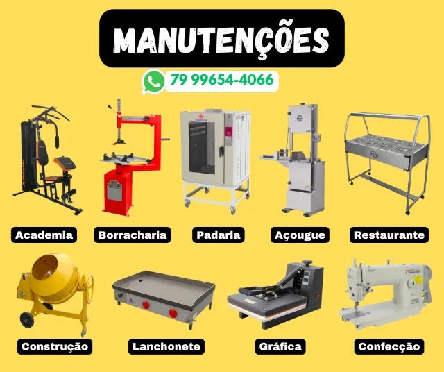 Manutenção Concerto Reparo e Reforma de Máquinas e Equipamentos
