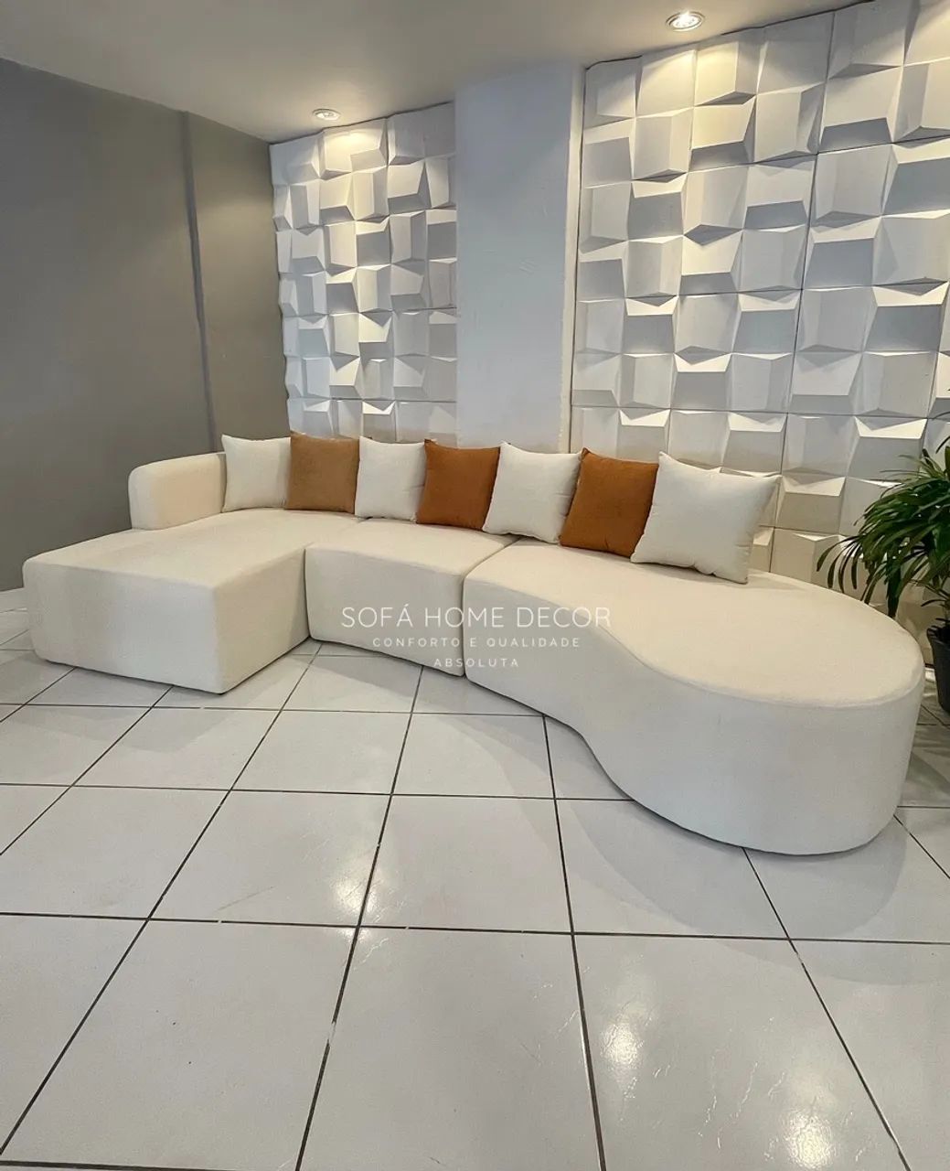 Sofá Modular Branco - Conforto e Estilo para sua Casa