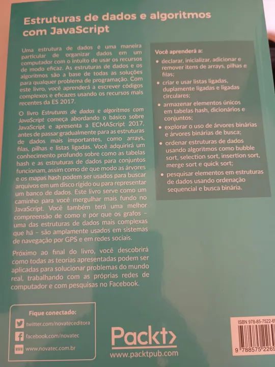 Estruturas de Dados e Algoritmos com JavaScript - 2ª Edição - Foto 2