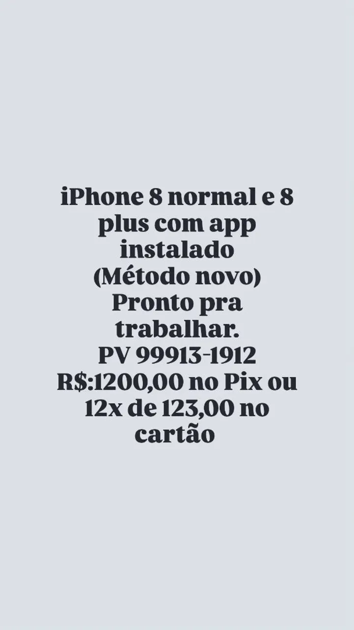 iPhone 8 e 8 plus pronto!