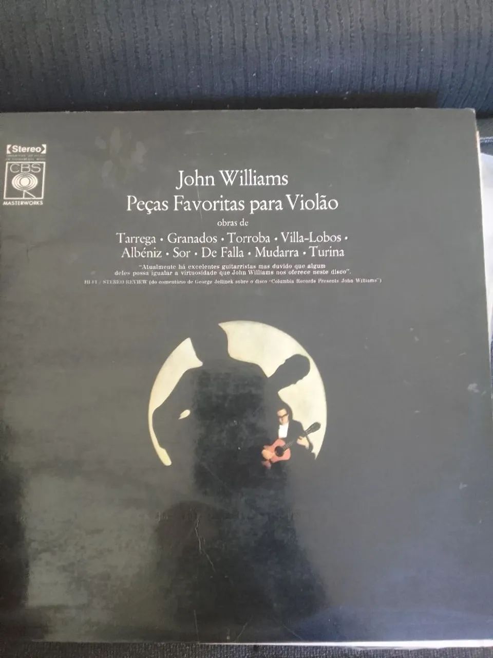 LP John Williams Peças Favoritas para violão 