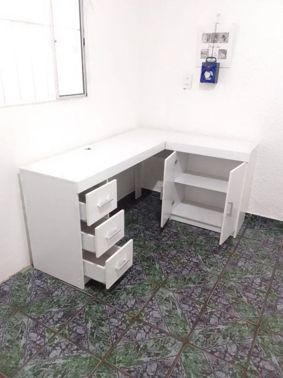 Mesa em L para escritório  - Foto 4