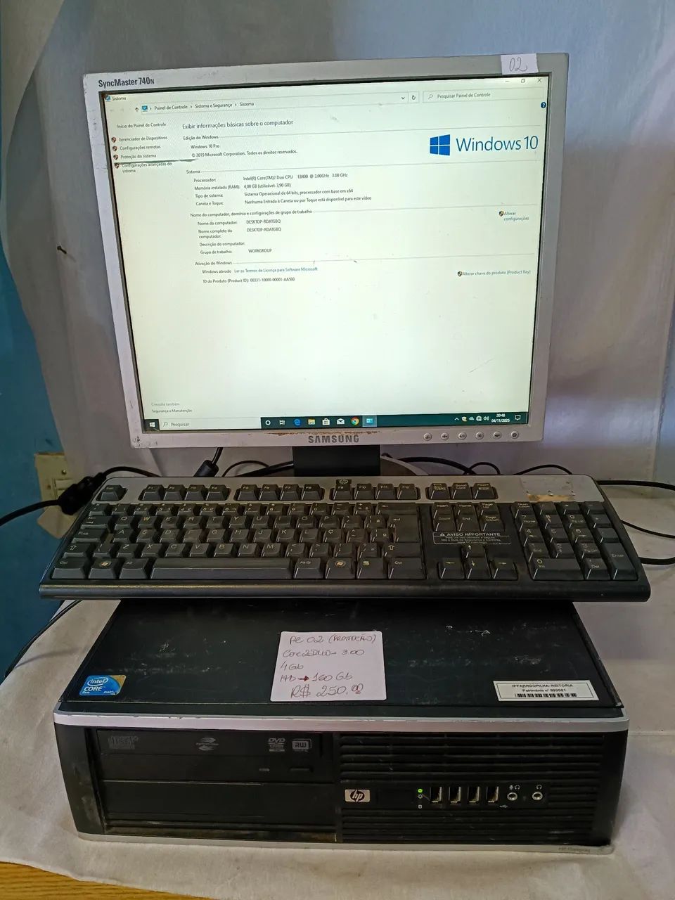 Computador DDR 3 HP completo  - Foto 4