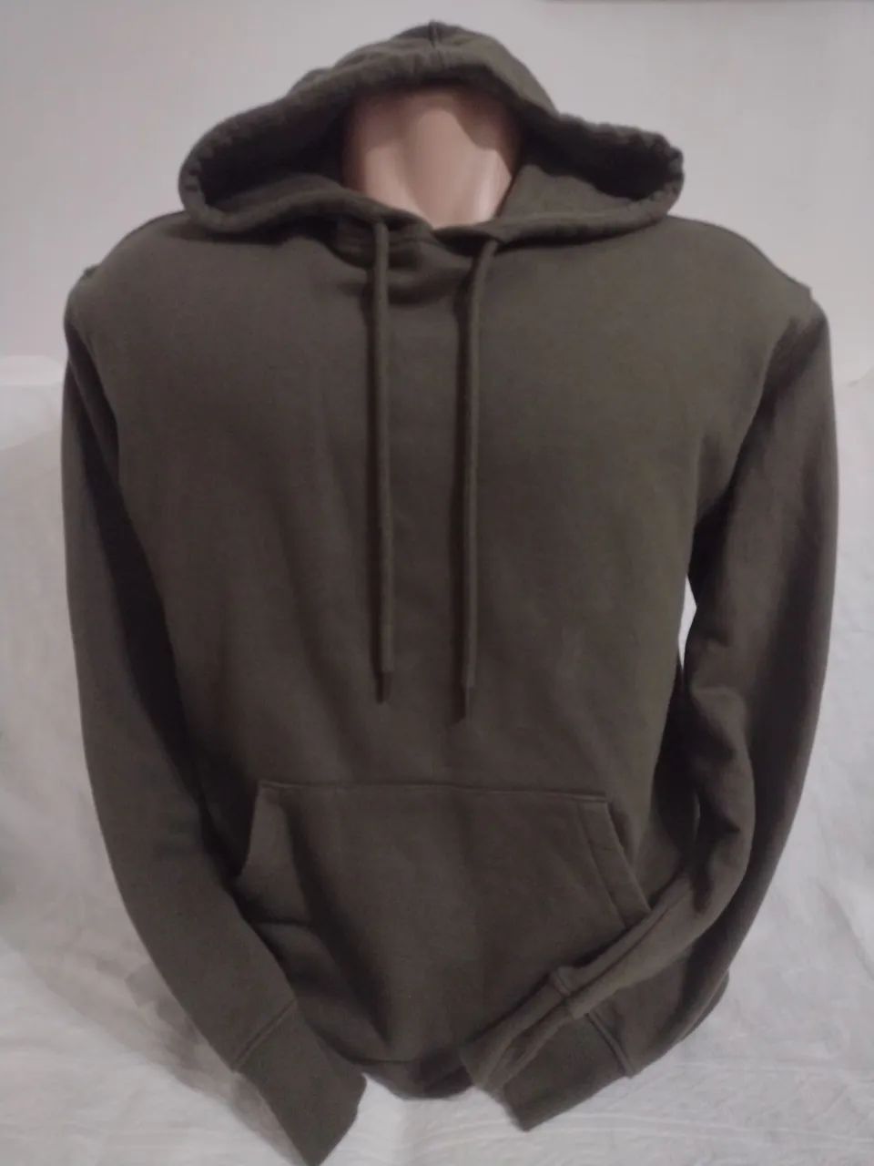 Moletom Hering Tam P com Capuz Verde Militar