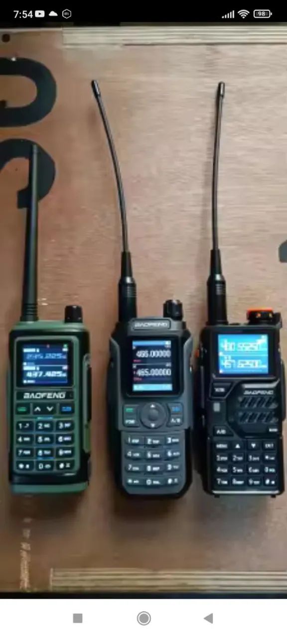 Baofeng Rádio Comunicador Walkie Talkie - Foto 4