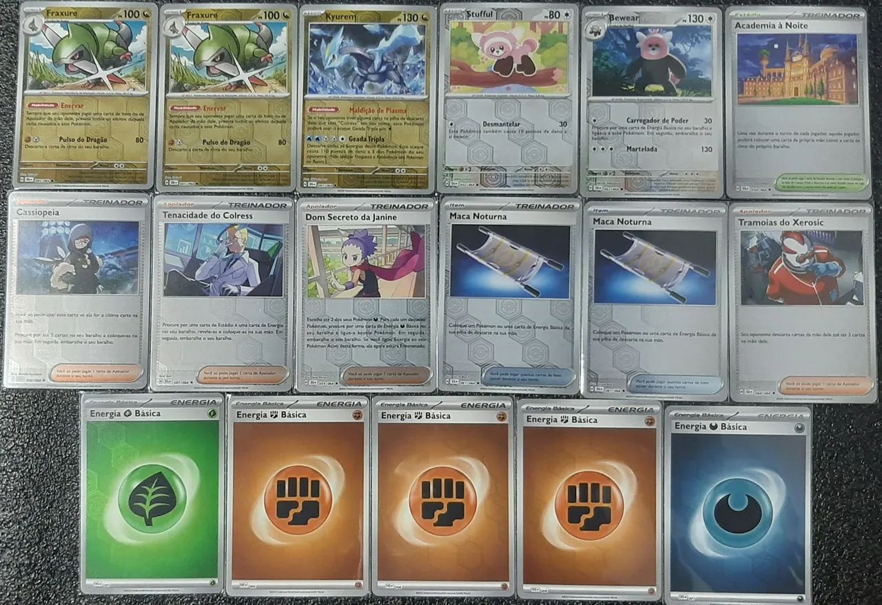Cartas de pokémon reverse foil originais - Foto 2