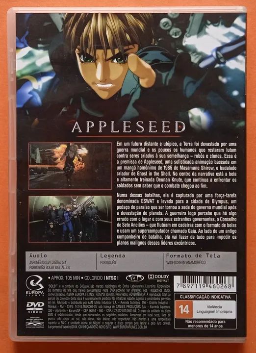 Dvd Appleseed  - Foto 2