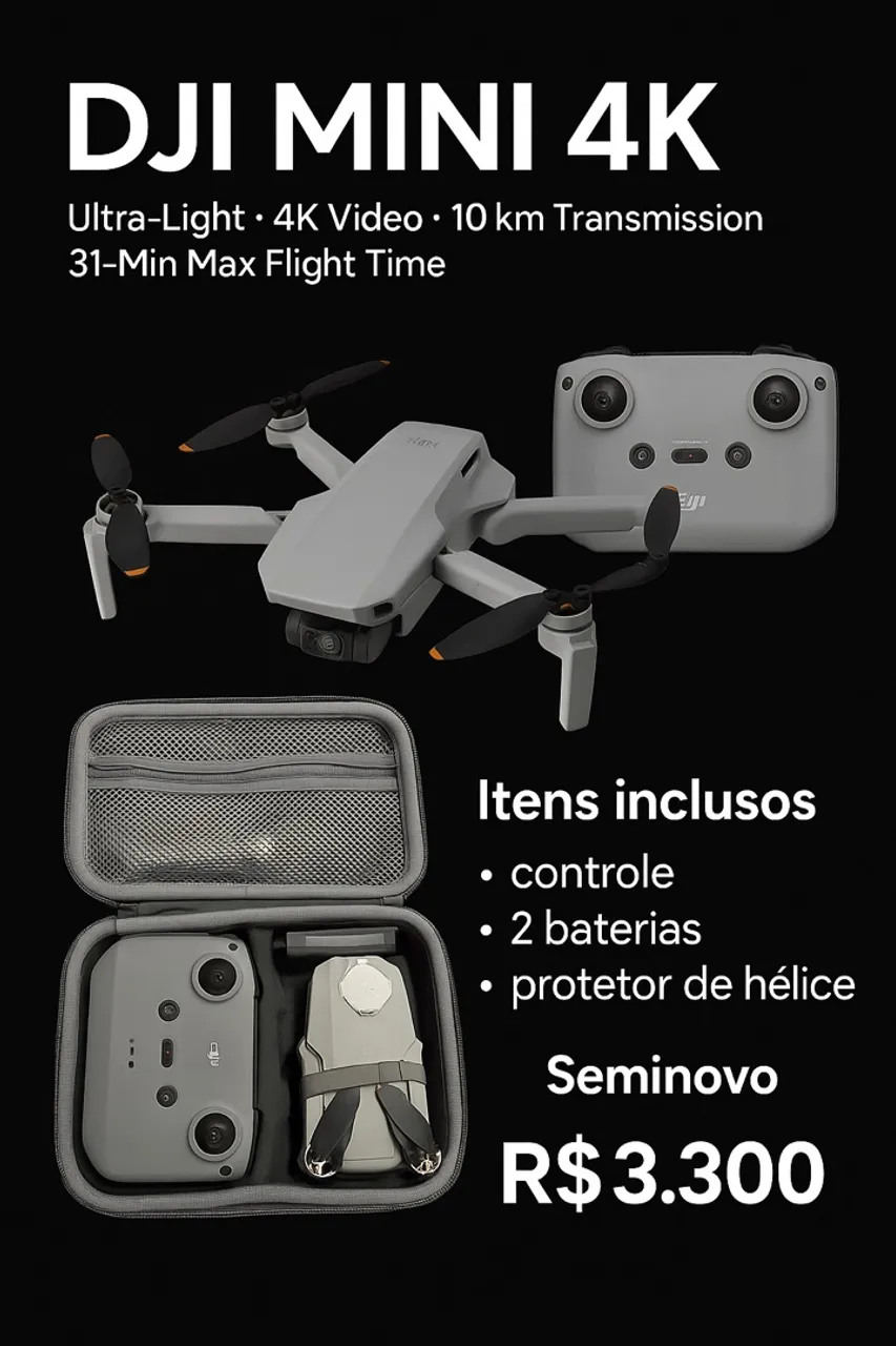 DRONE DJI MINI 4k