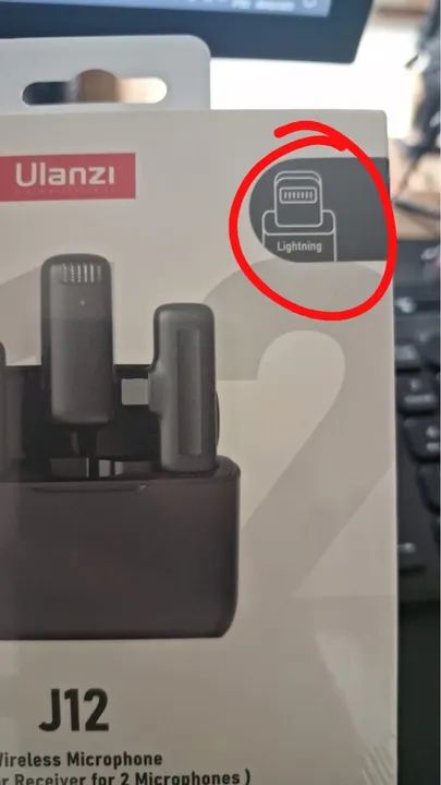 Microfone Sem Fio Ulanzi J12 - Gravação de Áudio de Alta Qualidade